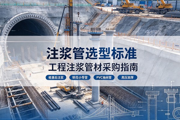 南沙注浆管选型标准